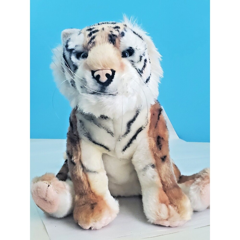 Vintage Six Flags Safari Hara The Tiger Plush 2006 Stuffed Animal Toy 10"...